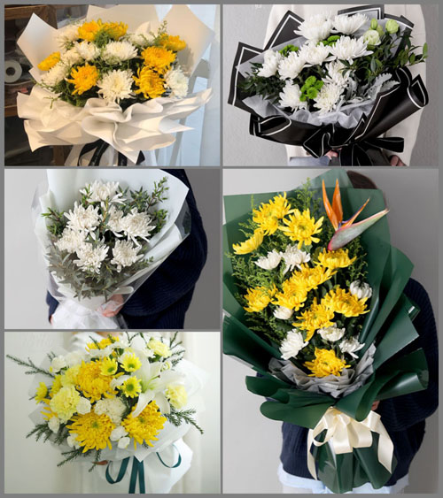 上海徐汇区徐家汇街道白事花束代送